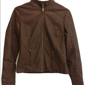 Women’s leather jacket new look M